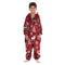 Snuggs Kids Blanket Onesie Red Christmas Deer